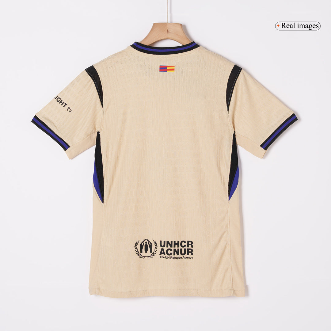 PEDRI #8 Mens Barcelona Away Jersey 2025/26 UCL - Player Version (Slim Fit)