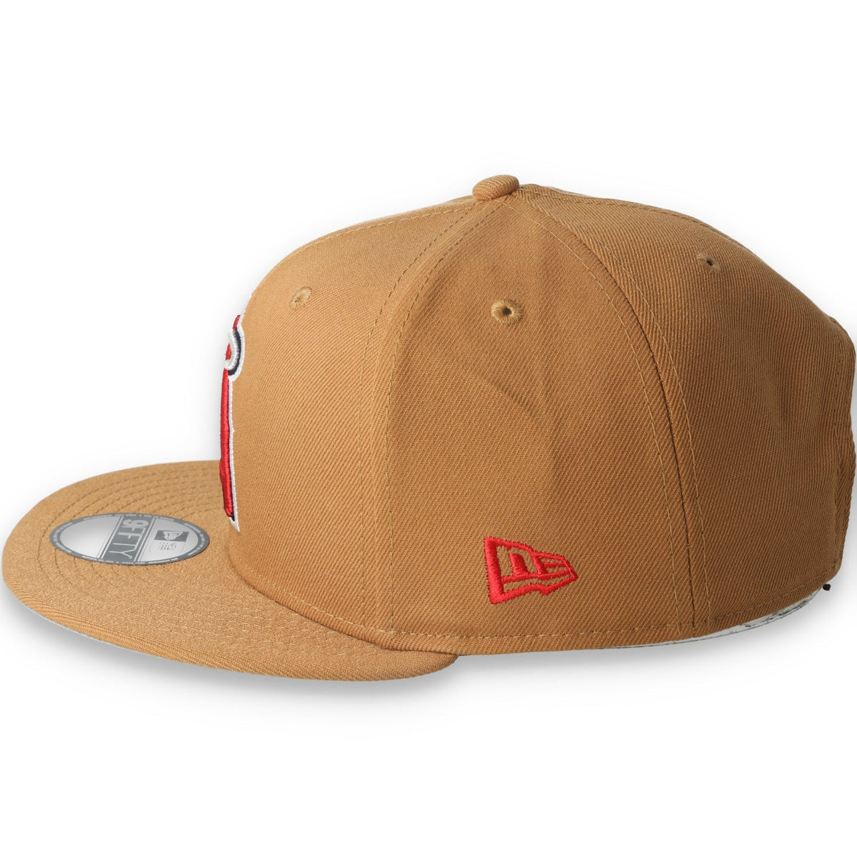 New Era Los Angeles Angels Color Pack 9FIFTY Snapback Hat-Light Bronze