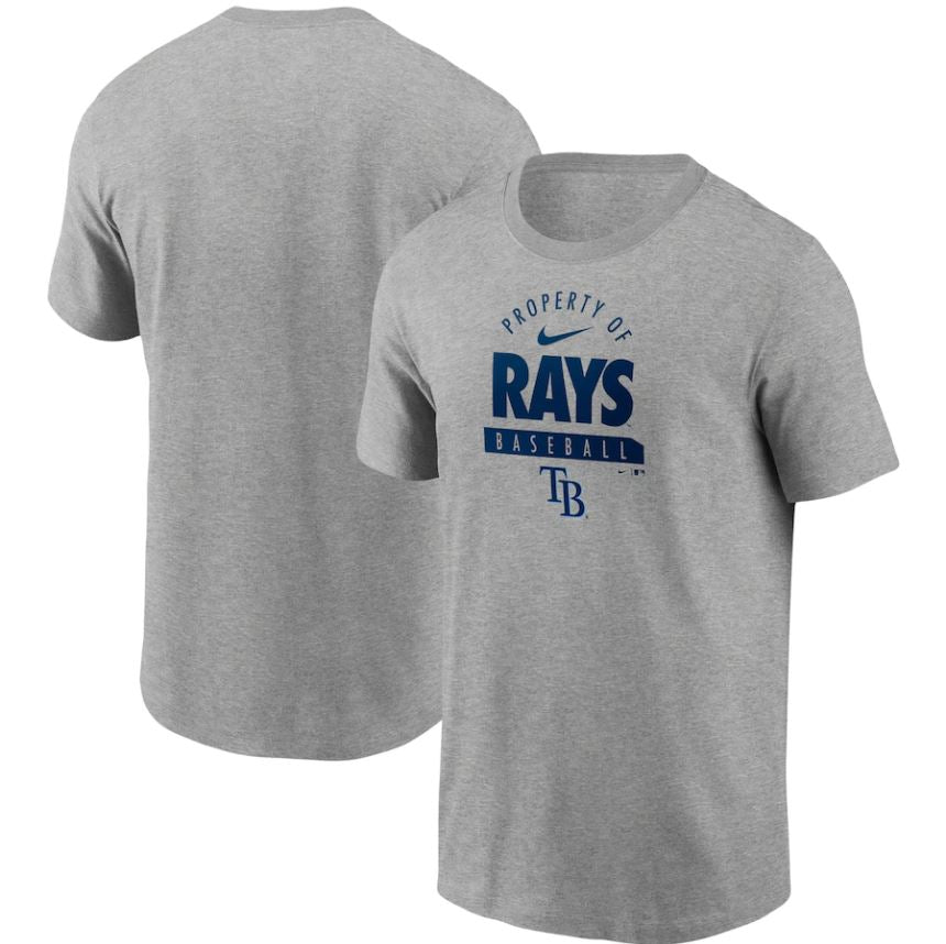 Nike Tampa Bay Ray Primetime Property Of Practice T-Shirt - Heathered Gray