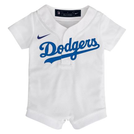 Nike Infants Los Angeles Dodgers Home Romper White