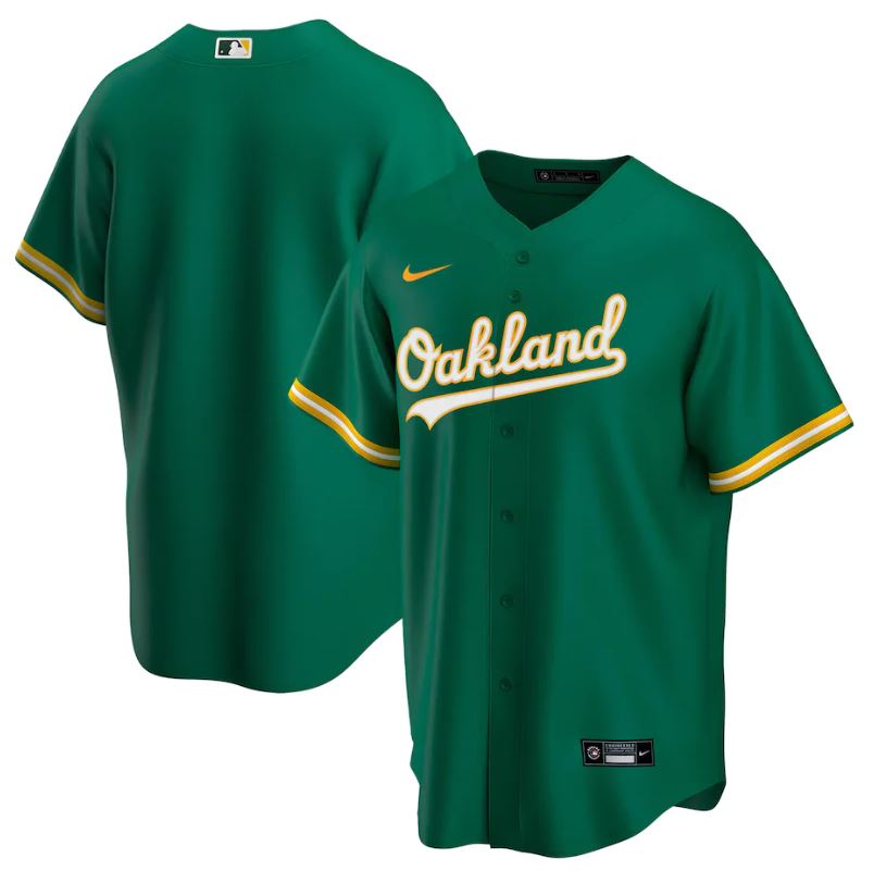 Nike Men's Oakland Athletics Alternate Replica Team Jersey 2020 - Kelly Green