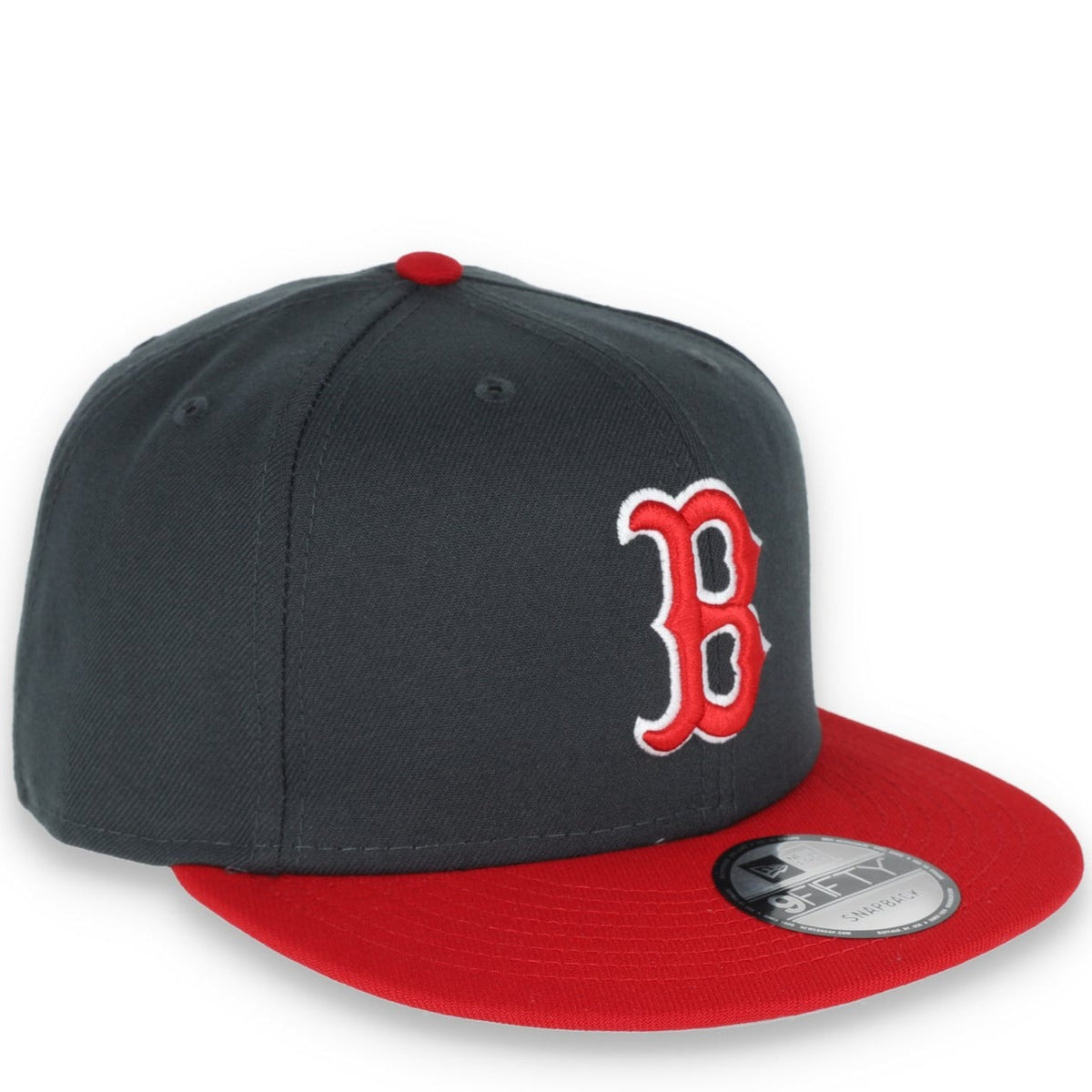 New Era Boston Red Sox 2-Tone Color Pack 9FIFTY Snapback Hat -Grey/Scarlet