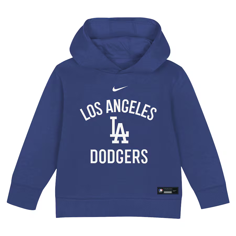 Nike Los Angeles Dodgers Toddler 2-Piece Club Fleece Pullover Hoodie & Sweatpants Set - Royal