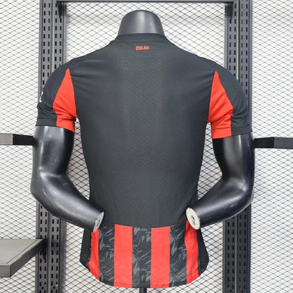 player version ac milan jersey 25/26 home football kit soccer jersey