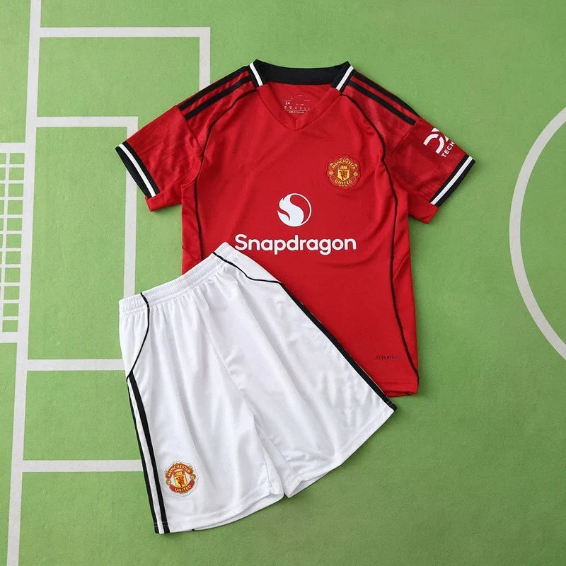 Manchester United F.C. Home Kids Kit 25/26 Season