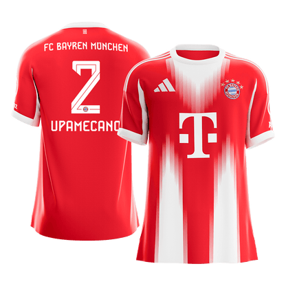 UPAMECANO #2 Mens Bayern Munich Home Jersey 2025/26 [PREMIUM]