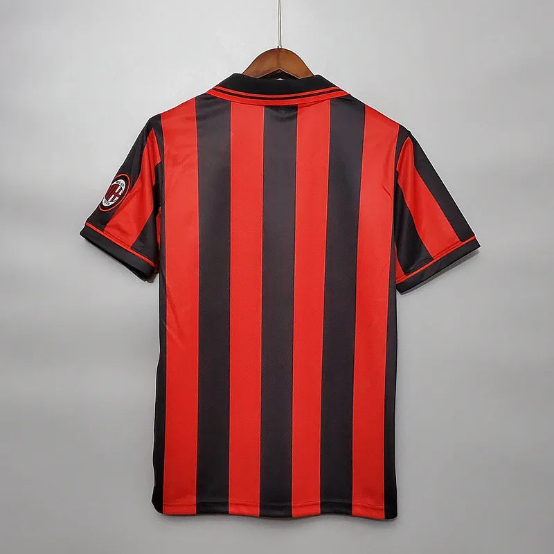 AC Milan Retro Jersey 1996/97 Home Football Jersey Soccer Shirt