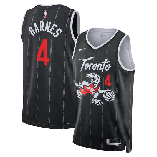 Scottie Barnes Toronto Raptors Unisex 2025/26 Swingman Jersey - Black - City Edition
