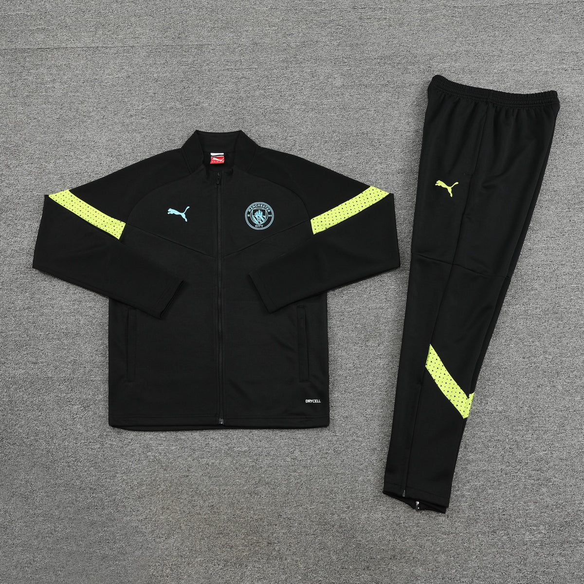 Manchester City 22/23 Black Yellow Training Suit