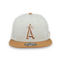 New Era Los Angeles Angels Color Pack 9FIFTY Snapback Hat-Stone/Light Bronze