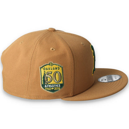 New Era Athletics Color Pack 9FIFTY Snapback Hat-Light Bronze
