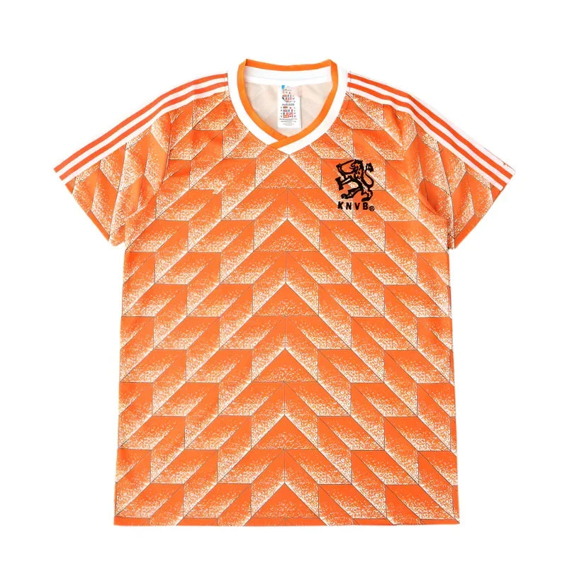 Netherlands National Team Home Retro Fan Version 1988 Season Jersey