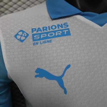 Player Version Marseille Jersey 25/26 Home Football Kit Soccer Jersey