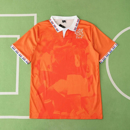 Netherlands National Team Home Retro Fan Version 1996 Season Jersey