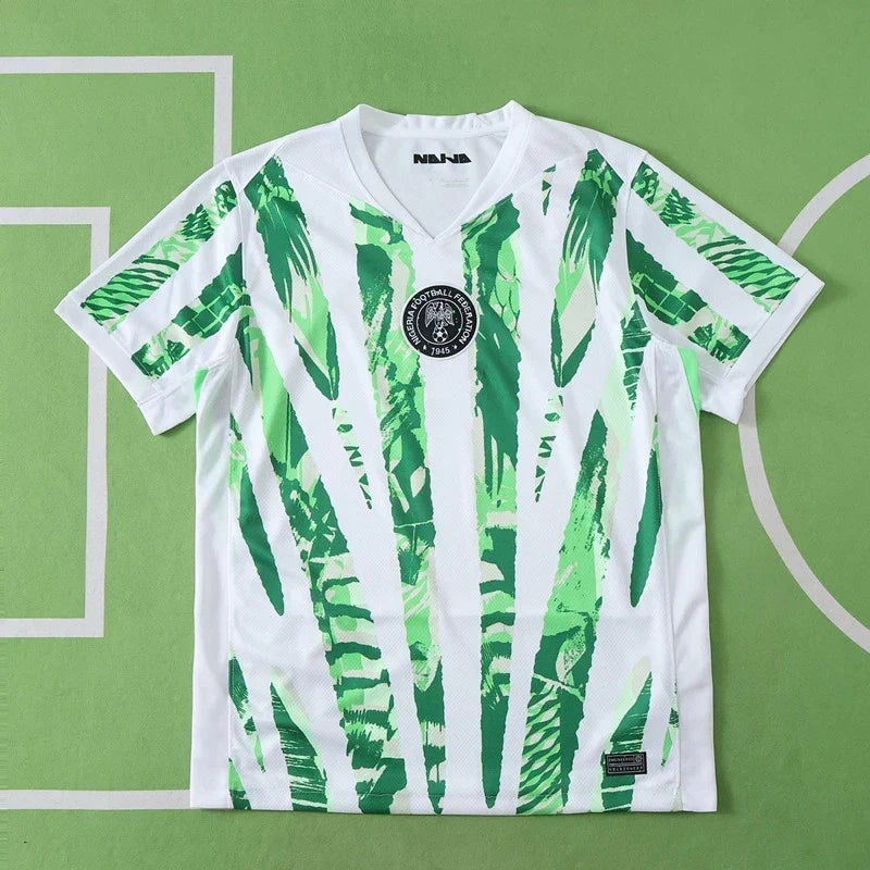 JCF Concept White and Green Jersey Inspired by Nigeria Culture