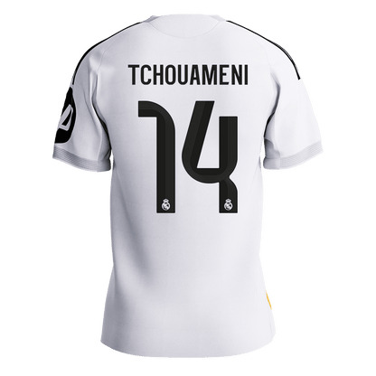 TCHOUAMENI #14 Mens Real Madrid Home Jersey 2025/26 - Player Version (Slim Fit) [PREMIUM]