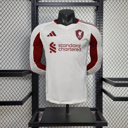 Player Version Liverpool Jersey 25/26 Away Long Sleeves Football Kit Soccer Jersey