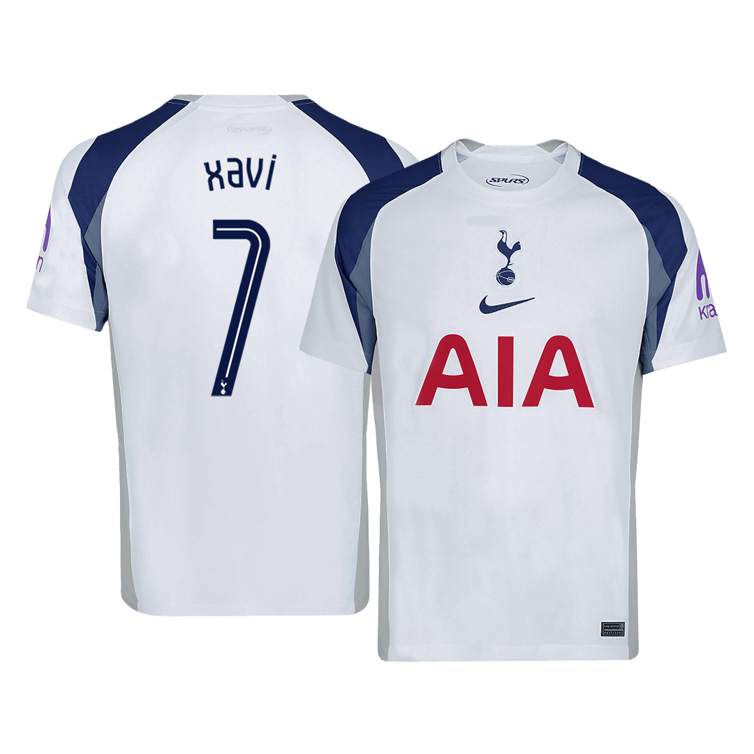 XAVI #7 Mens Tottenham Hotspur Home Jersey 2025/26 - UCL