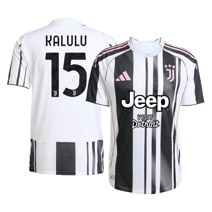 KALULU #15 Mens Juventus Home Jersey 2025/26 - Player Version (Slim Fit)