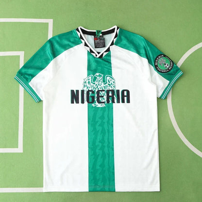 JCF Concept Green and White Jersey Inspired by Nigeria Culture