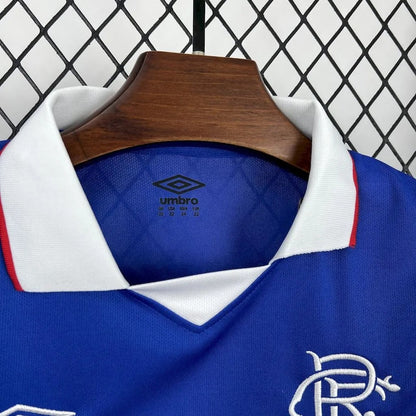 Kids Rangers Jersey 25/26 Home Football Kit Soccer Jersey