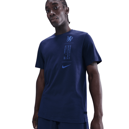 Nike Men's Chelsea FC Men's Nike Soccer T-Shirt-Navy