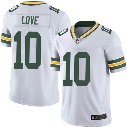 Jordan Love Green Bay Packers Jersey - White