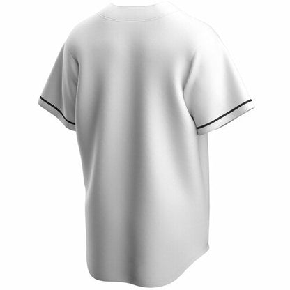 Nike Men's Tampa Bay Devil Rays Cooperstown Jersey- White