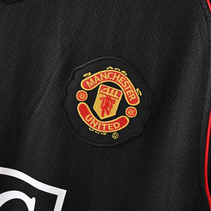 Manchester United Jersey Away Kit 2007/08 Retro Long Sleeves Football Team Soccer Shirt