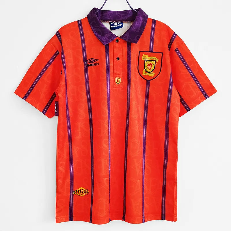 Retro Scotland Jersey 1994 Away Football Kit Soccer Shirt
