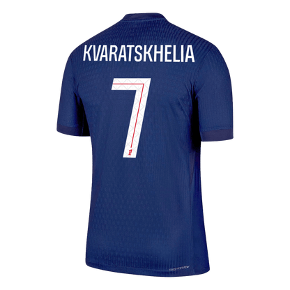 KVARATSKHELIA #7 Mens PSG Home Jersey 2025/26 - Player Version (Slim Fit)