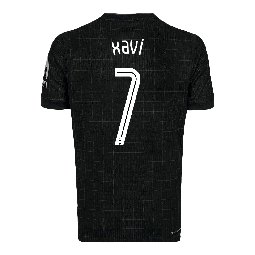 XAVI #7 Mens Tottenham Hotspur Away Jersey 2025/26 - UCL
