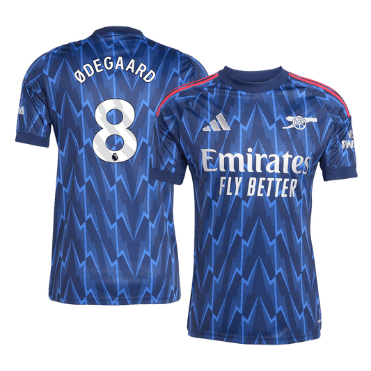 ØDEGAARD #8 Mens Arsenal Away Jersey 2025/26
