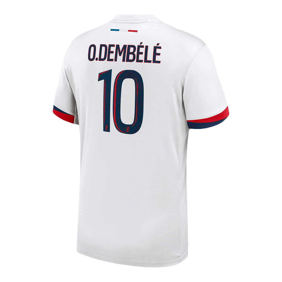 O.DEMBÉLÉ #10 Mens PSG Away Jersey 2025/26