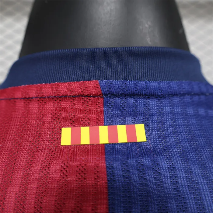 Player Version Barcelona Home Jersey 24/25 Football Kit Long Sleeves
