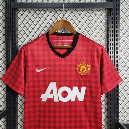 Manchester United Jersey Home Kit 2012/13 Retro Football Team Soccer Shirt