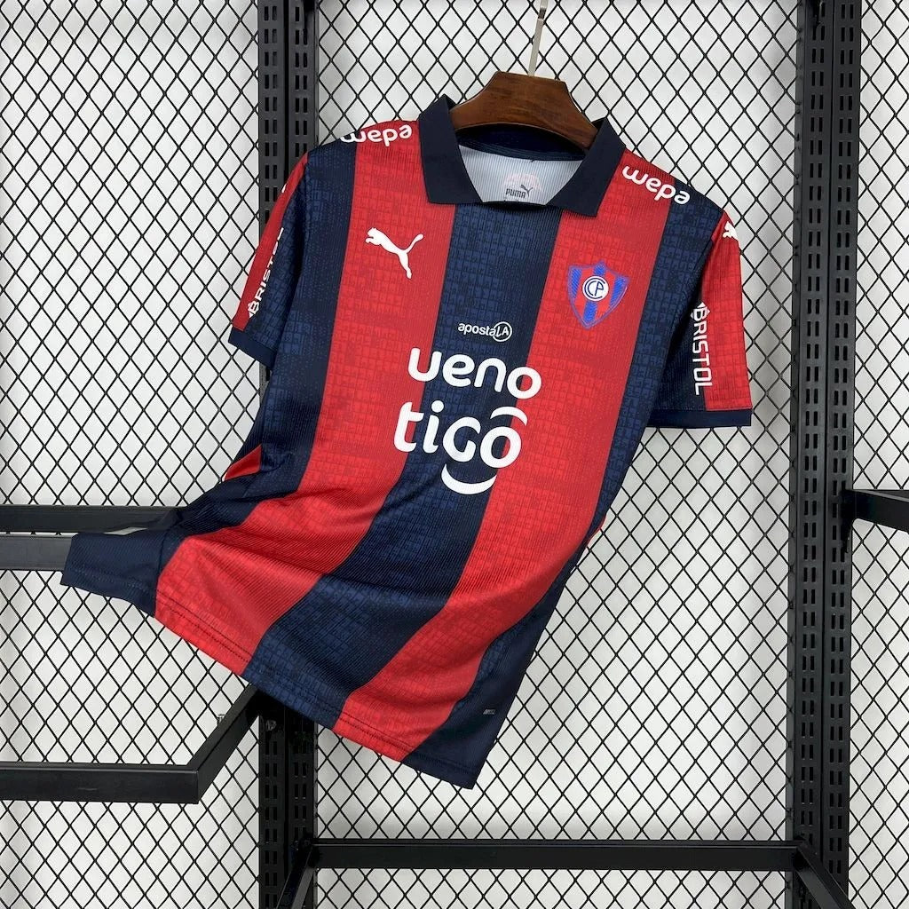 cerro porteno jersey 25/26 home football kit soccer jersey