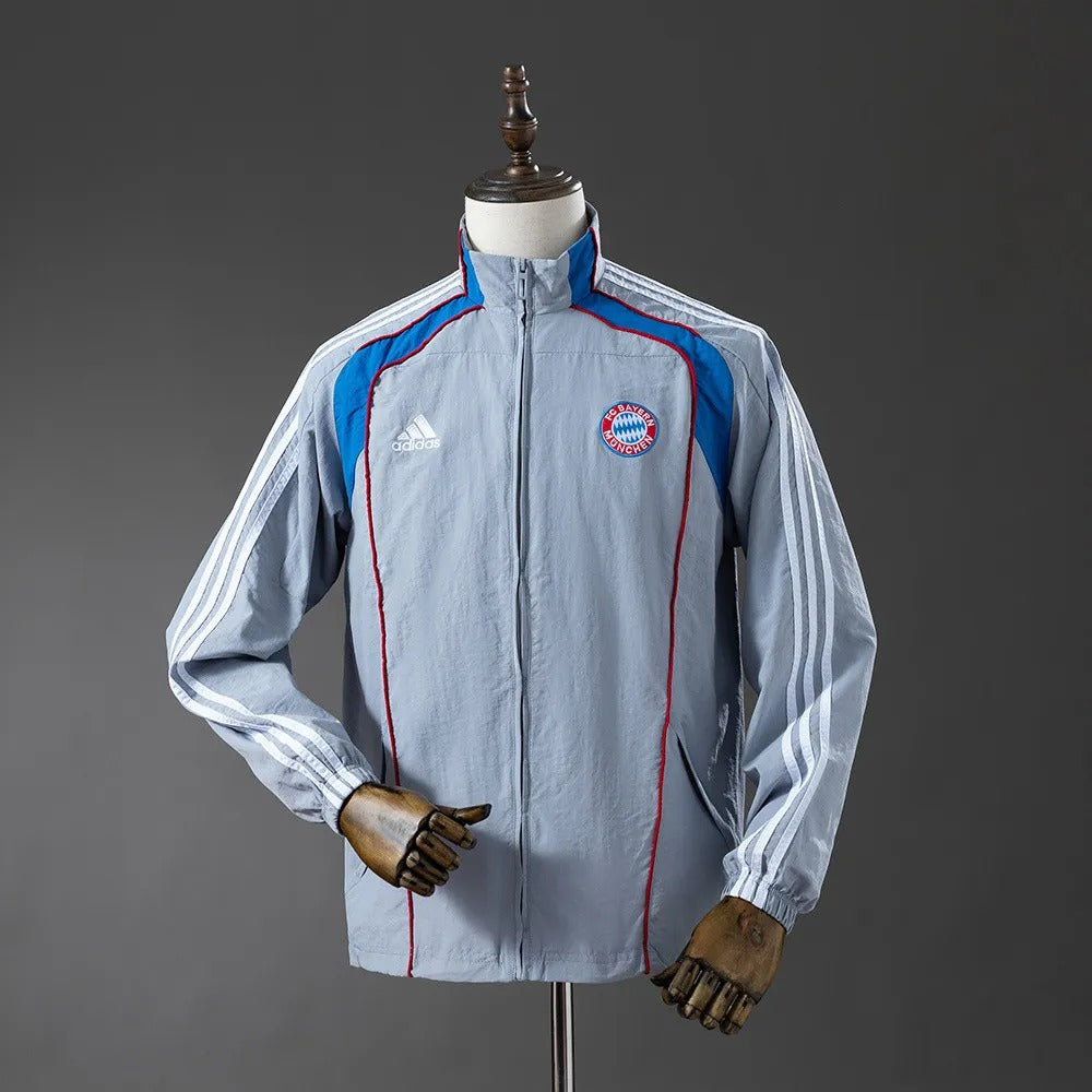 Bayern Munich Windbreaker 2025/26 Grey Football Kit