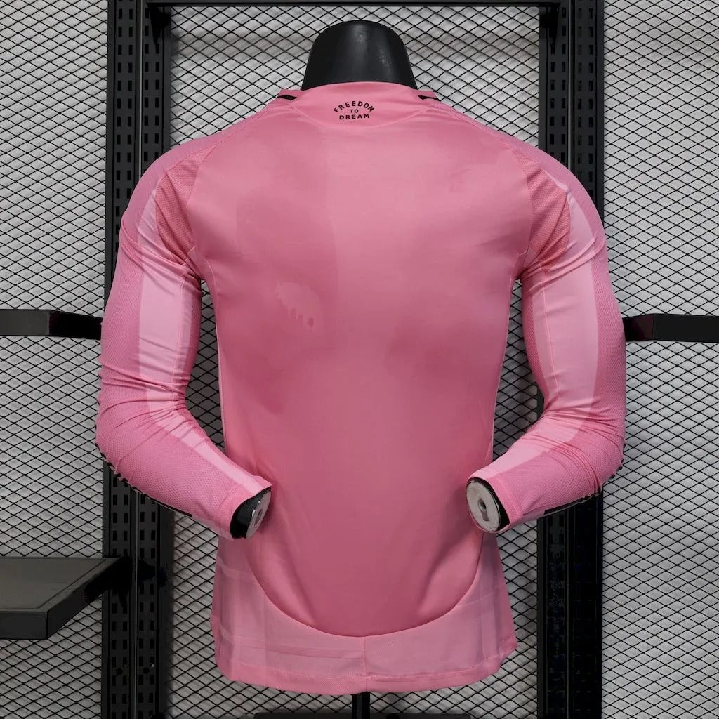 player version inter miami jersey 25/26 home long sleeves football kit soccer jersey
