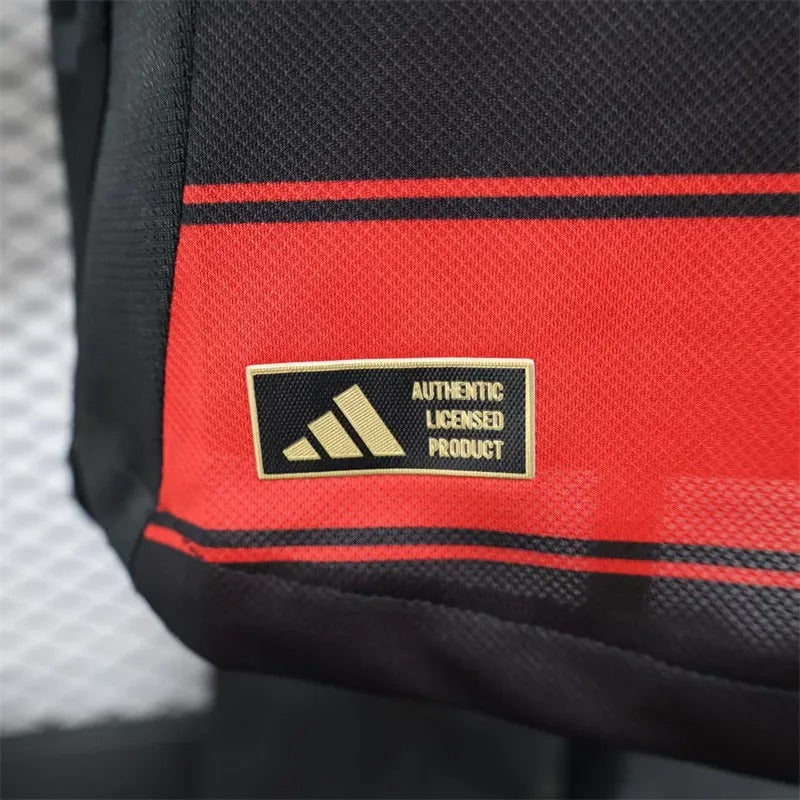 player version flamengo home jersey 25/26 long sleeves football kit soccer jersey
