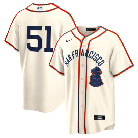 Jung Hoo Lee San Francisco Giants 2024 Rickwood Classic Jersey - Cream