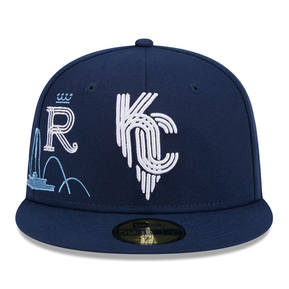 New Era Kansas City Royals City Connect Icon 59FIFTY Fitted Hat-Navy
