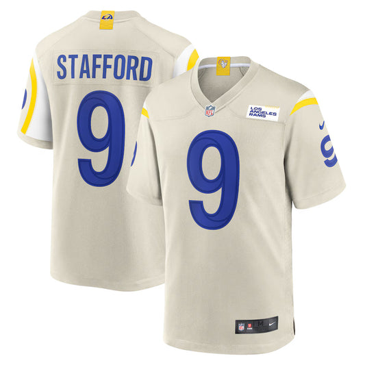 Matthew Stafford Los Angeles Rams Jersey - Bone