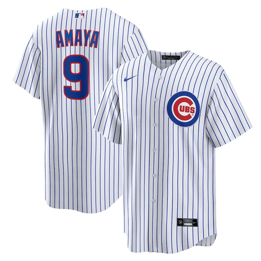 Miguel Amaya Chicago Cubs Home Jersey - White
