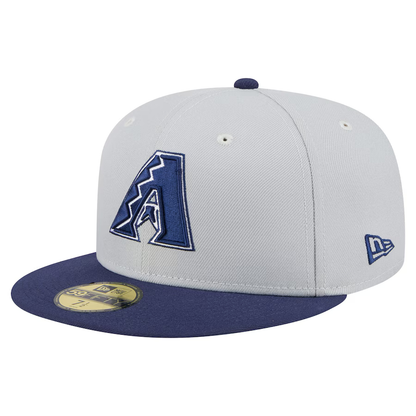 New Era Arizona Diamondbacks 2-Tone Color Pack 59FIFTY Fitted Hat-Gray/Navy