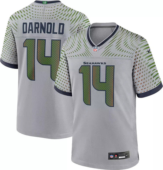 Sam Darnold Seattle Seahawks 2025 Rivalries Collection Jersey - Wolf Grey