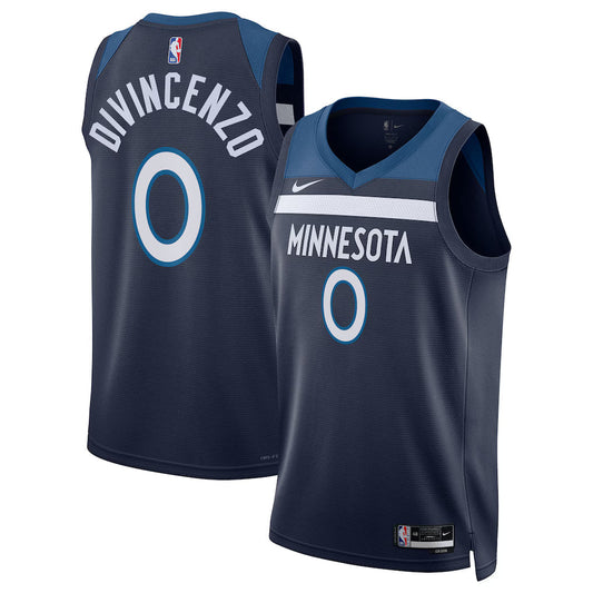 Donte DiVincenzo Minnesota Timberwolves Unisex Swingman Jersey - Icon Edition - Navy
